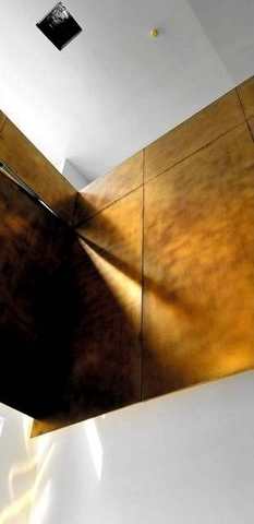 Brass-clad soffit, 2018