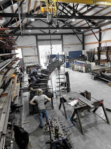Stair parts and the steel racks