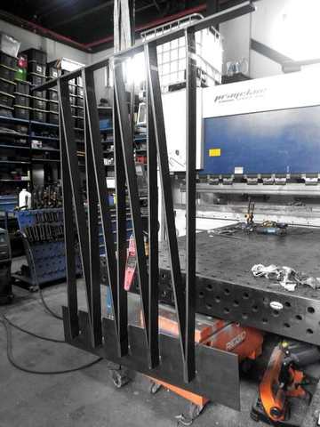 JACX steel fins by the press brake